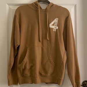 4hunnid khaki hoodie